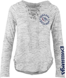 Pressbox Gonzaga Long Sleeve Lace-Neck Hoodie