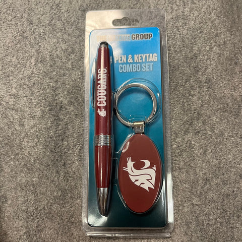 Fanatic WSU Cougars Pen & Keytag Gift Set