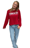 Concepts Washington State Telepath Ladys French Terry Cloth Longsleeve