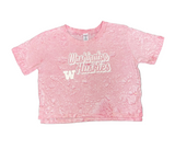 Concepts University of Washington Ladies Pink Breakwater Short Sleeve