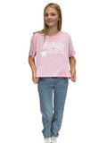 Concepts University of Washington Ladies Pink Breakwater Short Sleeve