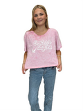 Concept Eastern Washington University Ladies Pink Breakwater Short Sleeve