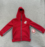 CRIMSON TODDLER ZIP UP