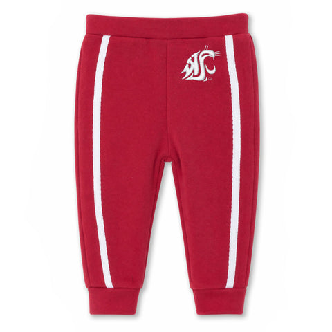 ZooZatz WSU Infant Striped Leg Joggers