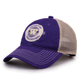 University of Washington Purple Circle Patch Trucker Hat W/ and Logo