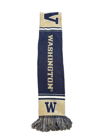 UNIVERSITY OF WASHINGTON COLORBLOCK "WASHINGTON" SCARF