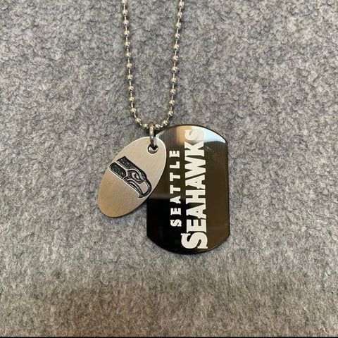 Seattle Seahawks Dog Tag Necklace