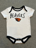 White Oregon State Beavers Onesie