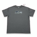 Seattle Seahawks Dark Gray T-Shirt W/ Gray Logo