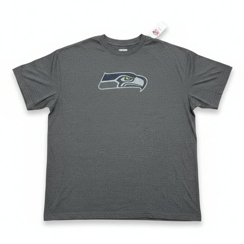 Seattle Seahawks Dark Gray T-Shirt W/ Gray Logo