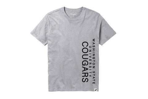 Gray League Men's T-Shirt W/ "Washington State University Cougars"