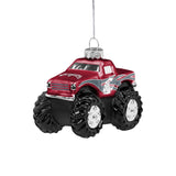 Foco Blown glass Monster Truck Ornament