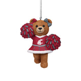 Foco Washington State Resin Cheerleader Bear Ornament