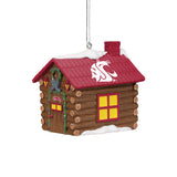Foco Washington State Resin Log Cabin Ornament