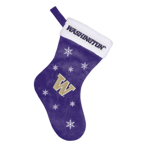 Foco University of Washington Snowflake Embroidered Stocking