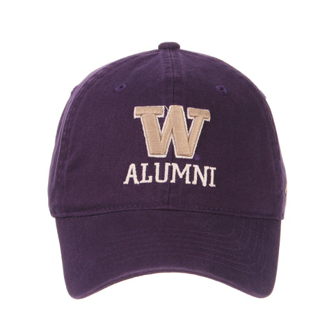 Zephyr University of Washington Purple Scholarship Hat w/ "Alumni"