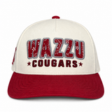Wrangler Wazzu Cream and Crimson Snapback Hat