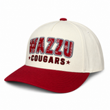 Wrangler Wazzu Cream and Crimson Snapback Hat
