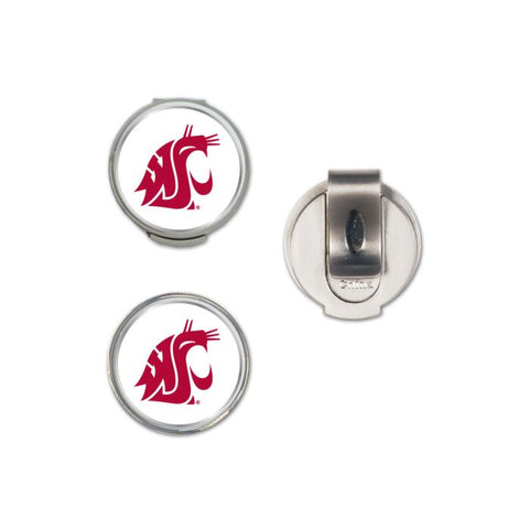 Washington State Cougars Hat Clip with Markers