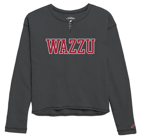 "WAZZU" Ladies Thermal Crop Top