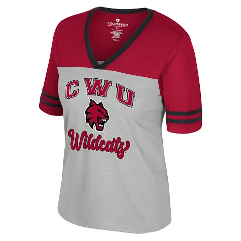 Colosseum Central Washington University Womens Second Choice Tee