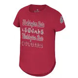 Colosseum Washington State Girls Flame Princess Short Sleeve