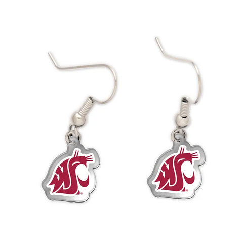 Wincraft Washington State Cougars Acrylic loop earrings