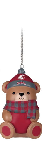 WSU Cougars Cozy Bear Ornament