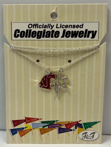 "I wish..." WSU game day necklace