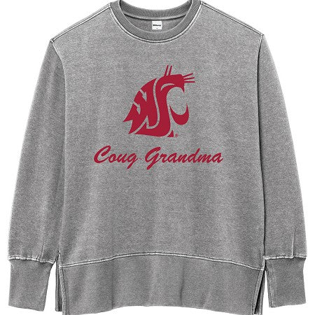 League Washington State Weathered Fleece "Grandma" Crew