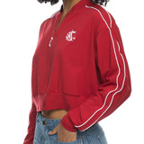 Zoozatz Washington State Crimson Track Jacket