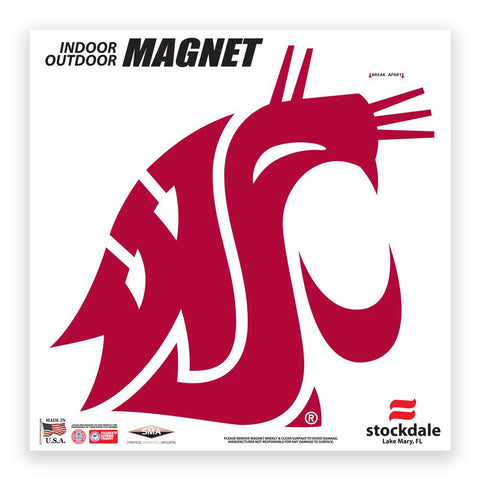 WSU 6x6 Indoor Outdoor Magnet