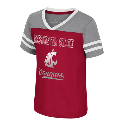 Colosseum Washington State Toddler Princess Bubblegum Bling Tee