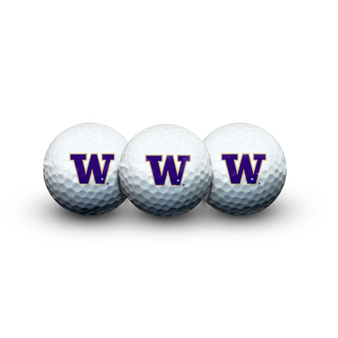 Wincraft 3 pack Washington Huskies Golf Balls