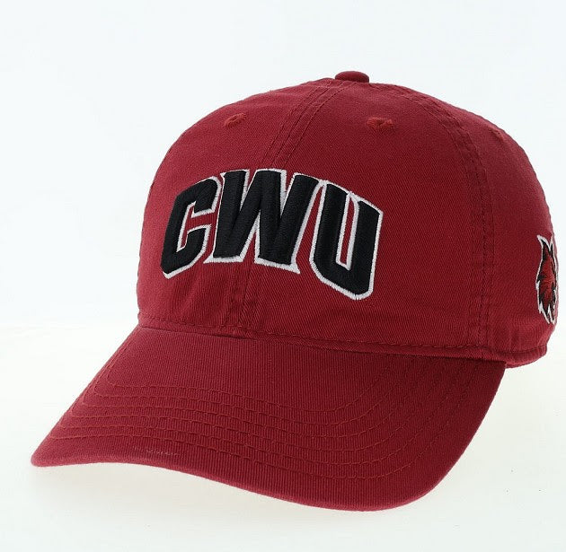 Desert Cactus CWU Wildcats Baseball Hat - Adjustable Cotton Cap With Pigment Dyed Wash, Embroidered Logo, Cool-Crown Mesh, Leather Strap - View #13