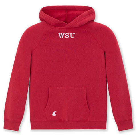 ZooZatz Crimson Youth Hoodie with "WSU"