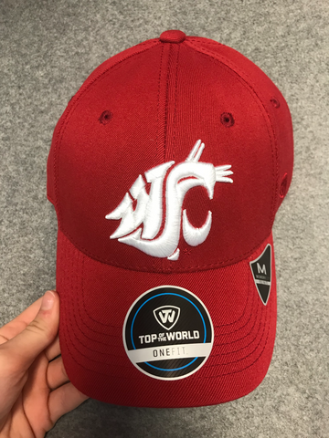 Men's Crimson Hat with White Coug Logo