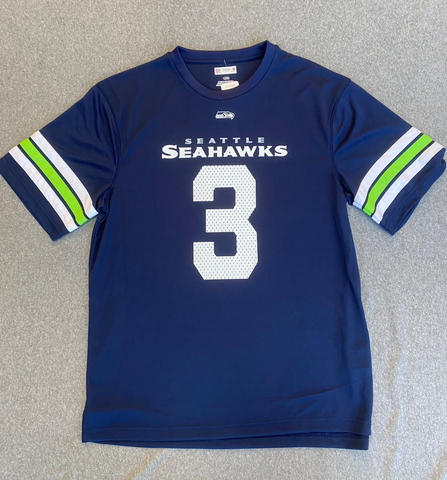 Navy Seahawks Football Jersey T-Shirt Mens