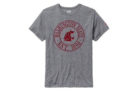 Short Sleeve Grey Est. Washington State Shirt
