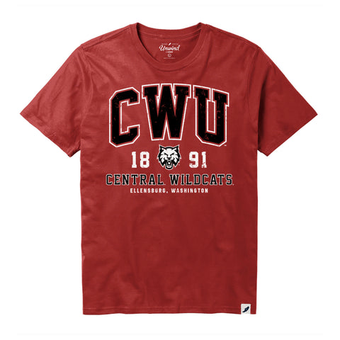 CWU Wildcats Short Sleeve Tee
