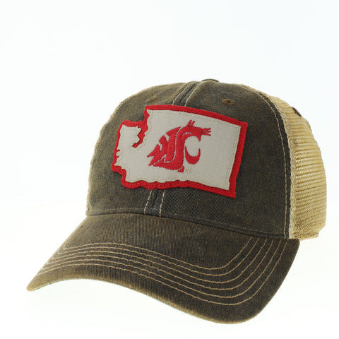 Washington State Washed Trucker Hat