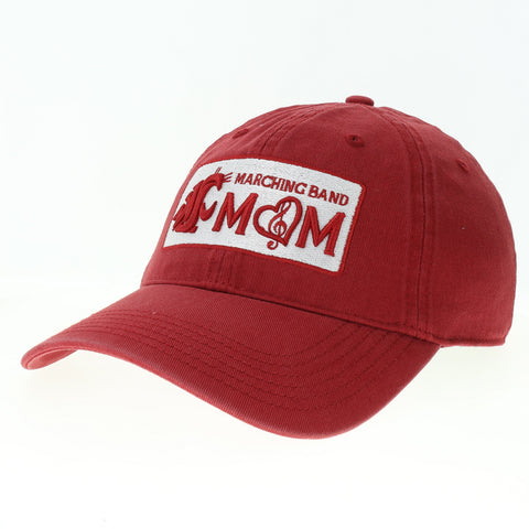Marching Band Mom Crimson Adjustable Hat
