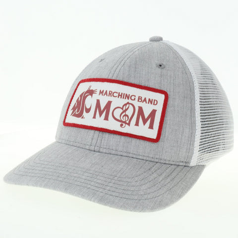 Marching Band Mom Gray Mesh Adjustable Hat