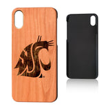 WSU Cougars Wood iPhone 7/8/XR Case