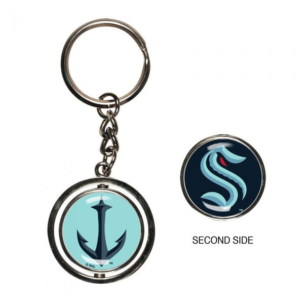 SEATTLE KRAKEN SPINNER KEY RING – Cougarwear