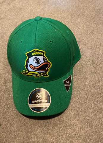 Green Oregon Ducks Hat With Duck Logo