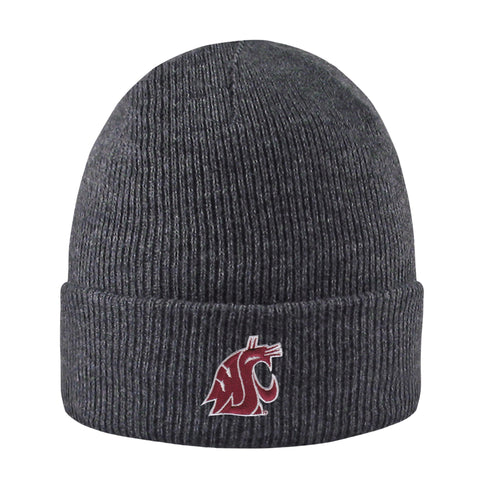 logofit Gray Fold Over embroidered beanie