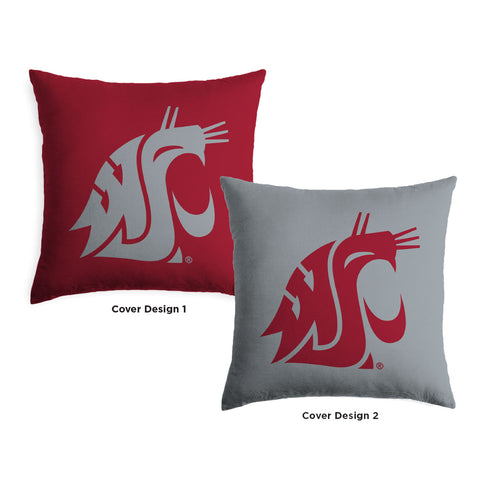 WSU 2 pack throw pillow Covers