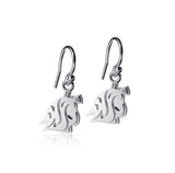 Washington State Cougars Dangle Earrings - Silver