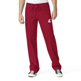 Unisex WSU Cougar Crimson Scrub Pants